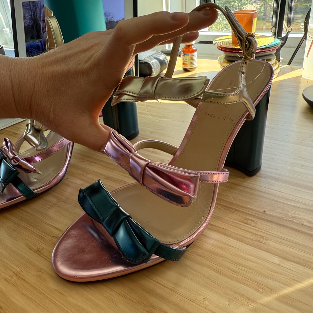 J. Crew Bow Heeled Sandals
